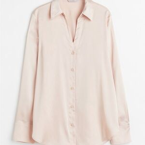 H&M V-Neck Button Down Blouse